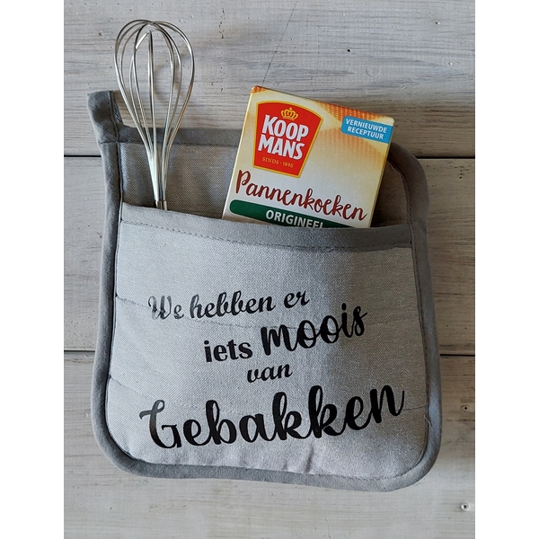 Pannenlap iets moois gebakken grijs