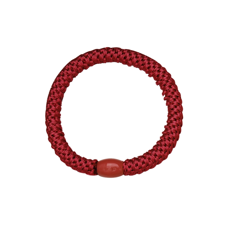 Armband haarelastiekje nr12 bordeauxrood