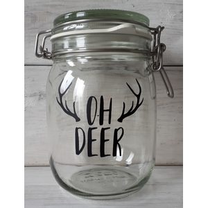 Weckpot 1ltr Oh deer