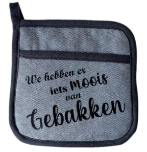 Pannenlap iets moois gebakken antraciet