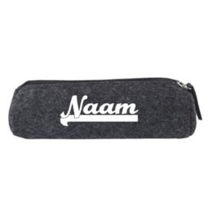 Etui vilt donkergrijs