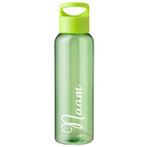 Drinkfles 500ml met naam lime