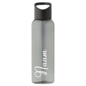 Drinkfles 500ml met naam zwart