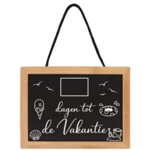 Aftelkrijtbord_vakantie